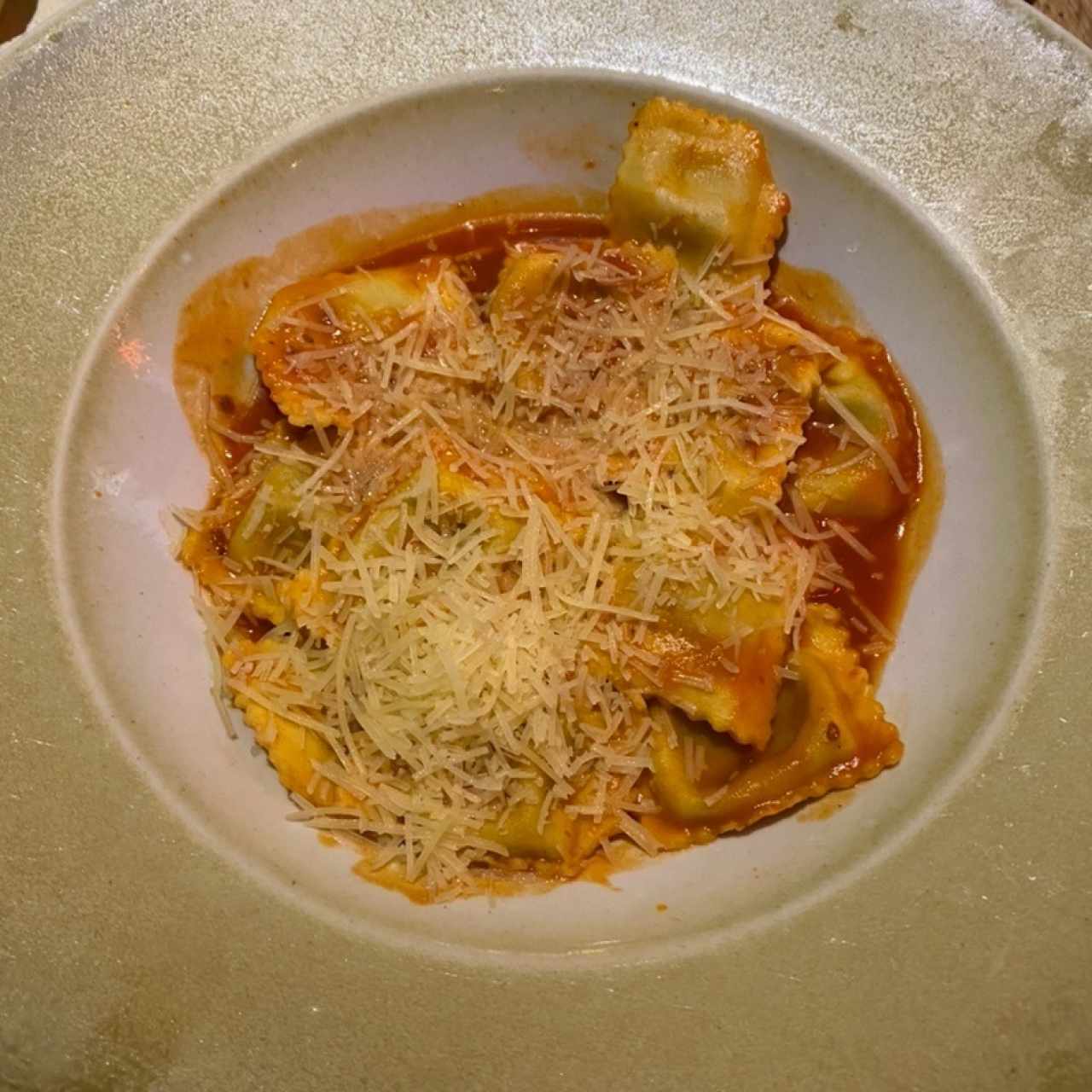 Raviolis de espinaca