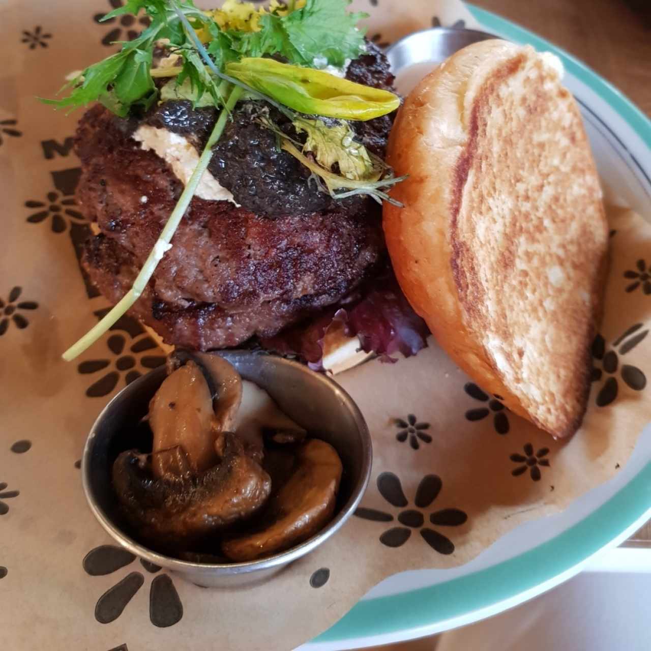 hamburguesa con trufas