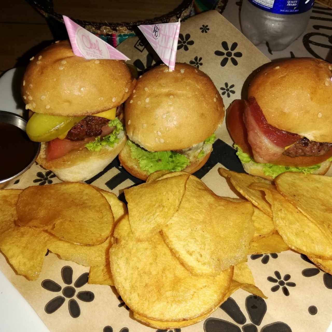 mini hamburguesas