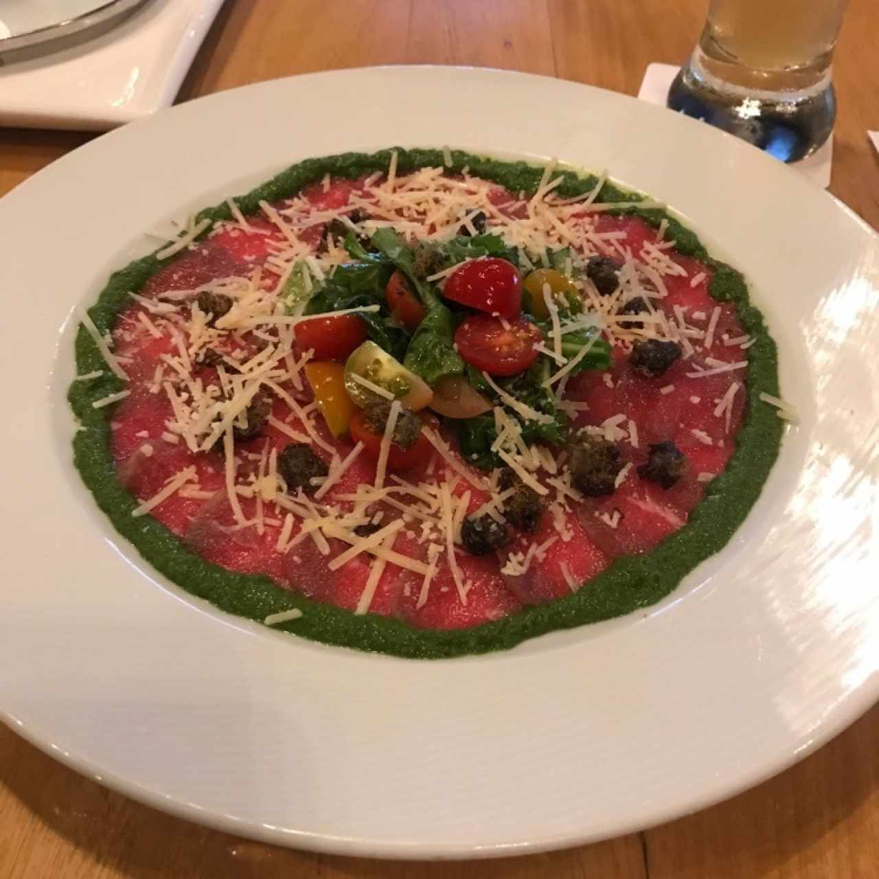 carpaccio de res