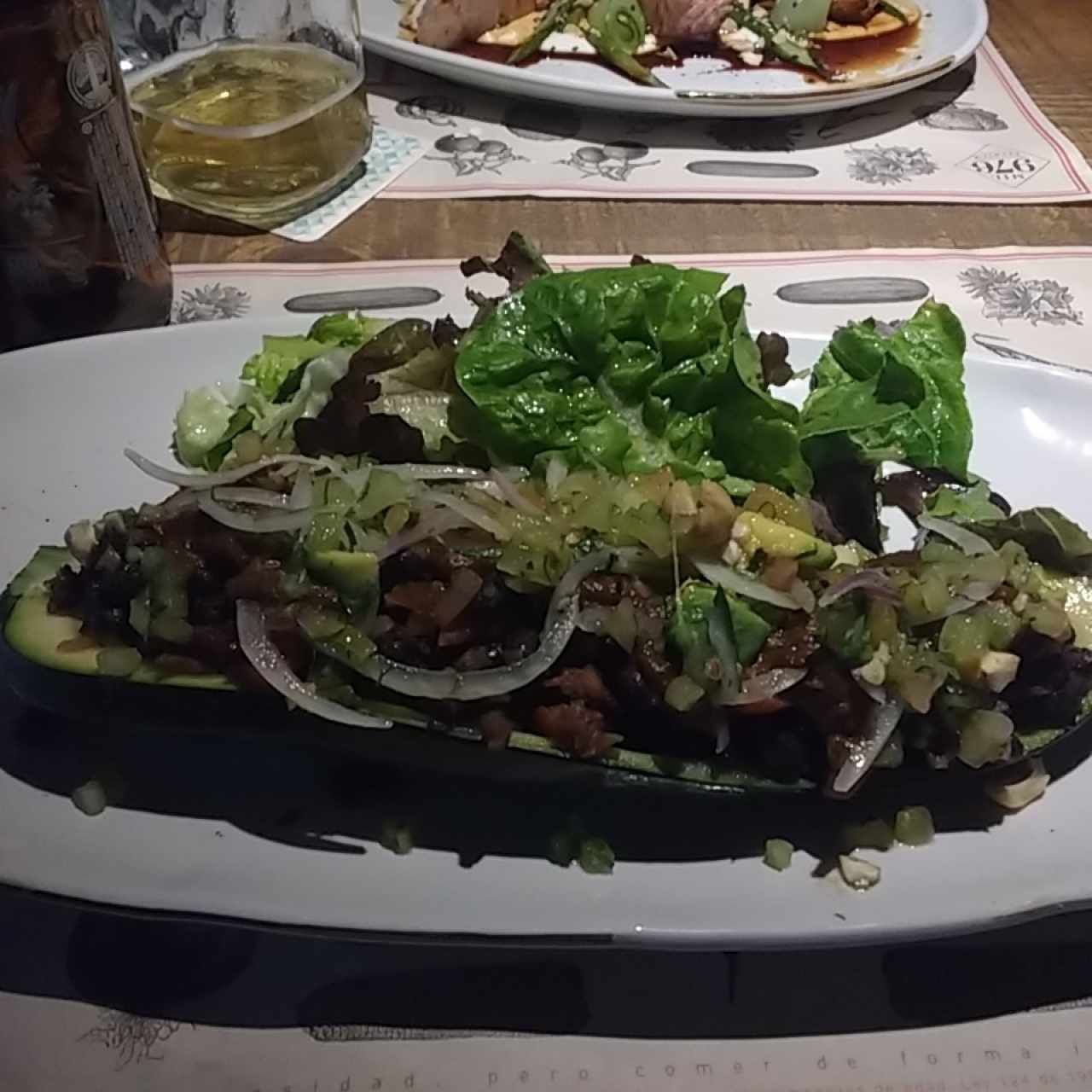 zucchini relleno de mole