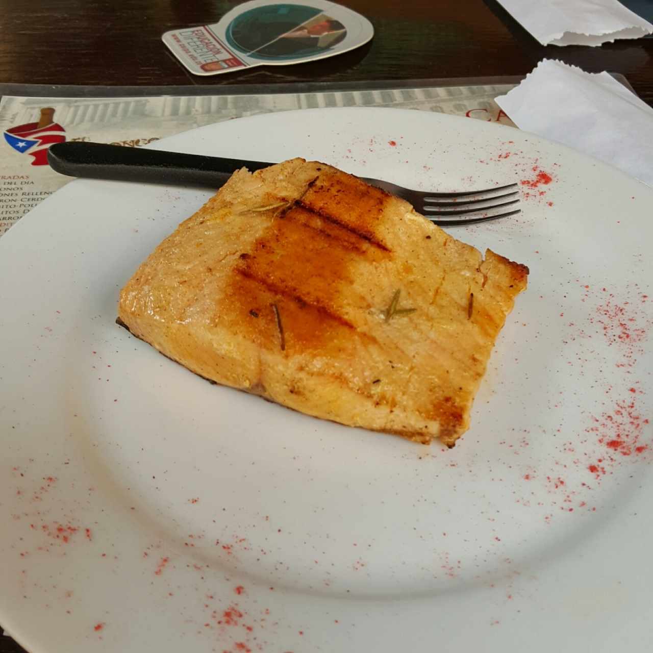 Salmón a la parrilla 