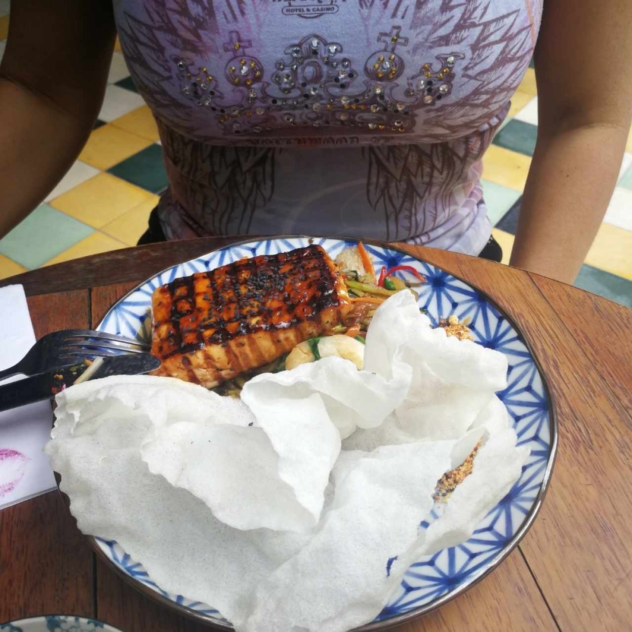 salmon encostrado
