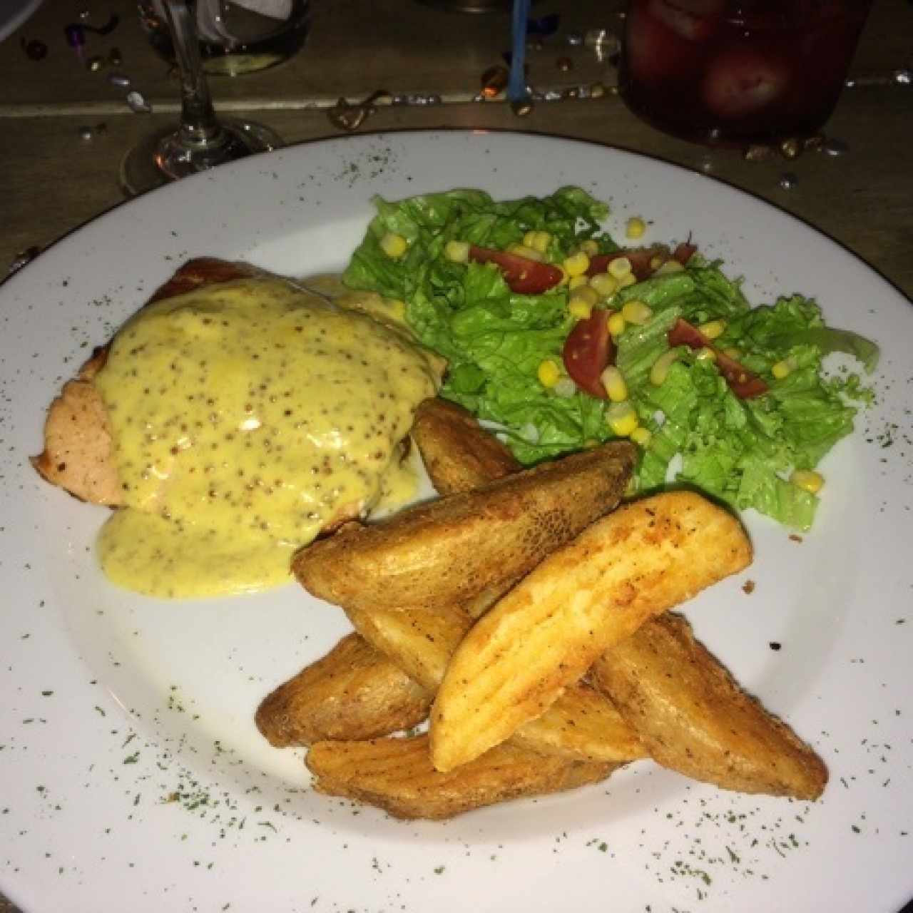 salmon dos mostazas 