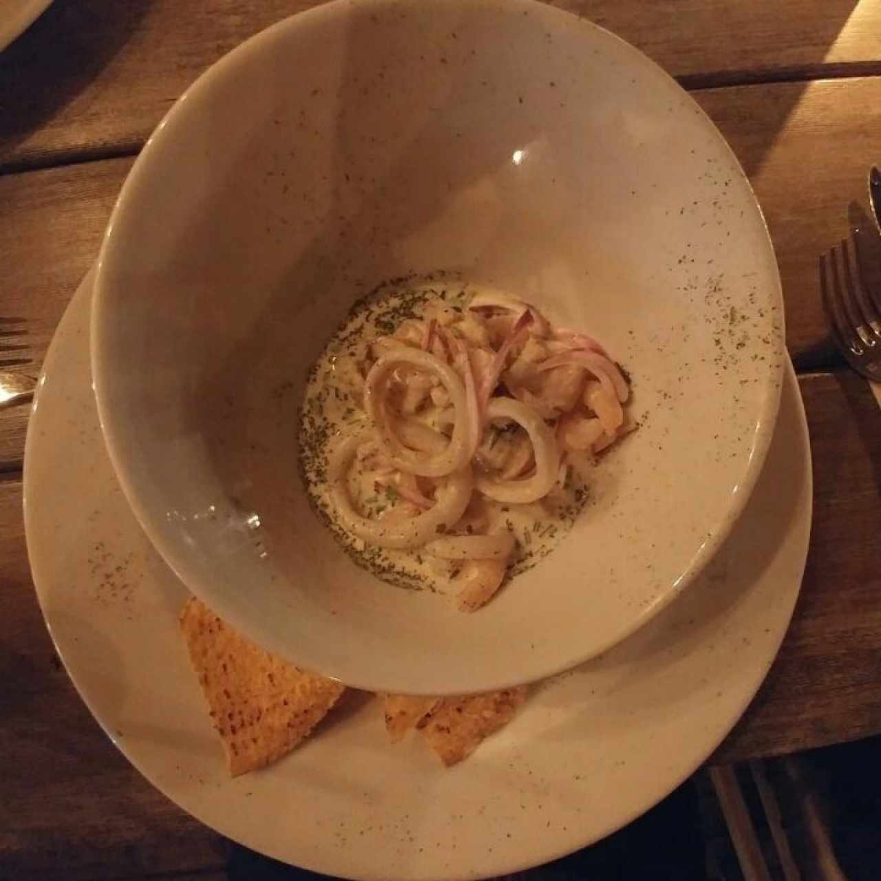 Ceviche mixto al rocoto