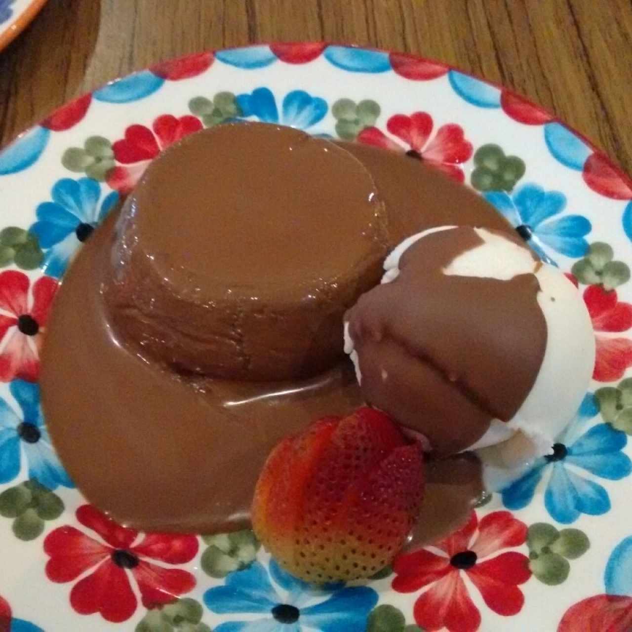 Volcán de chocolate