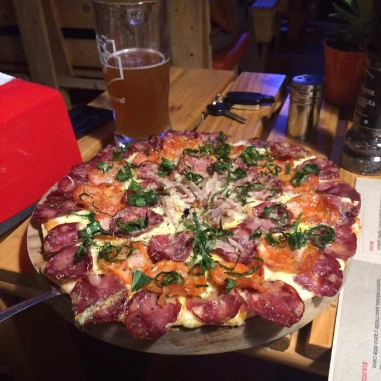 pizza de la casa