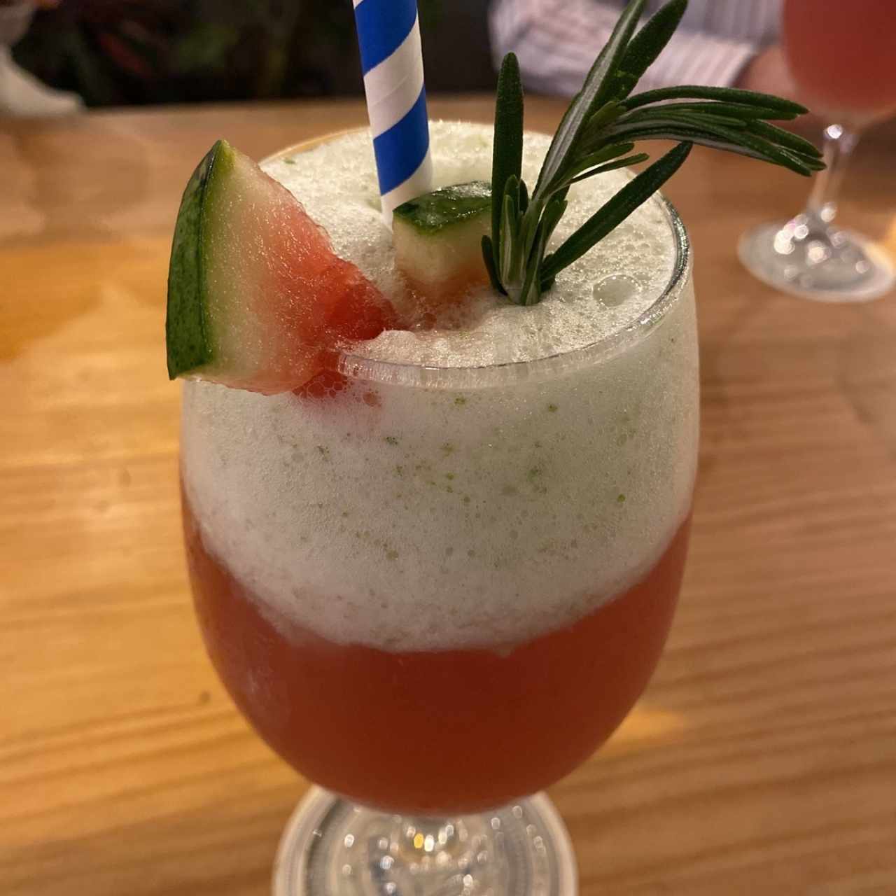 Limonada vino rose y sandia 