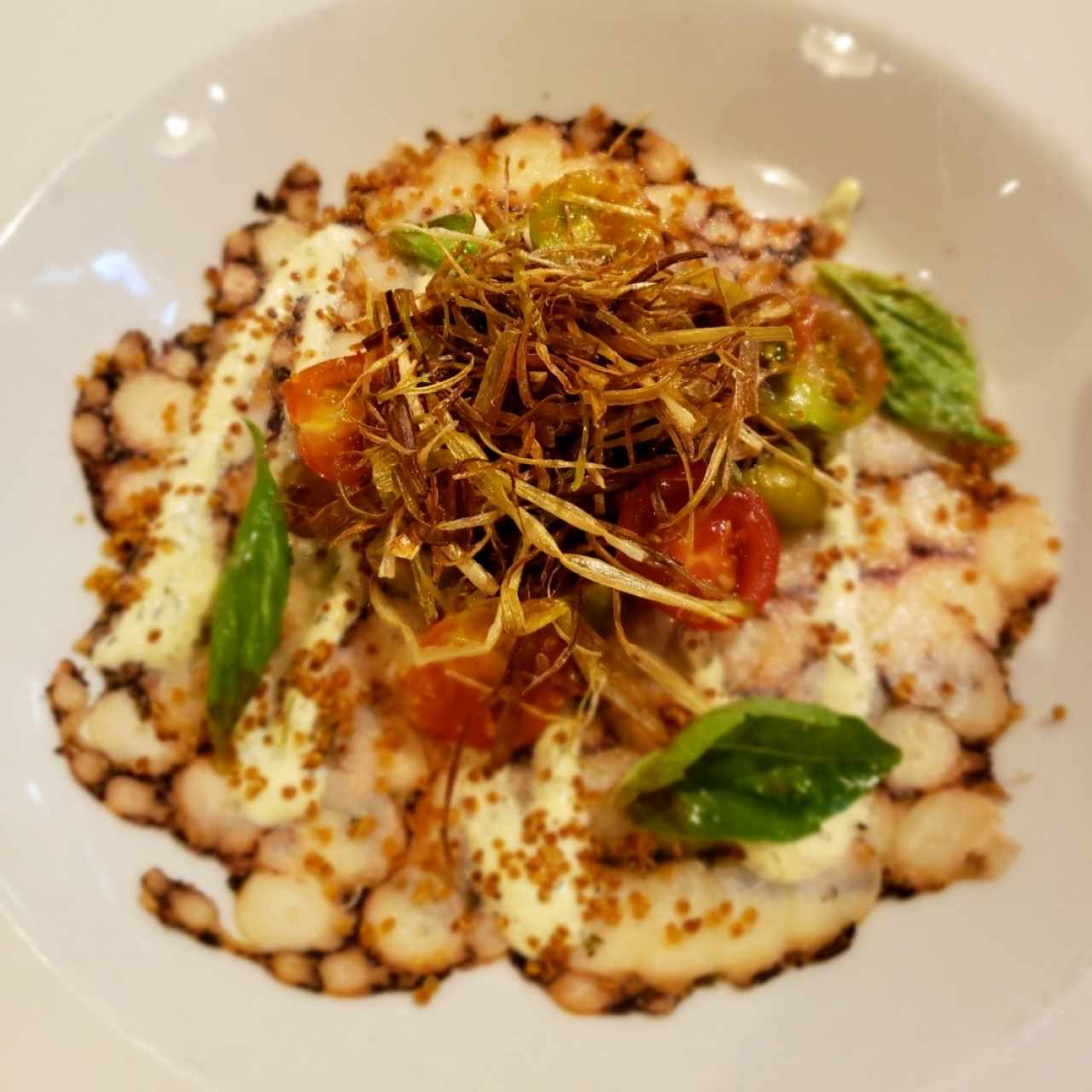 carpaccio de pulpo