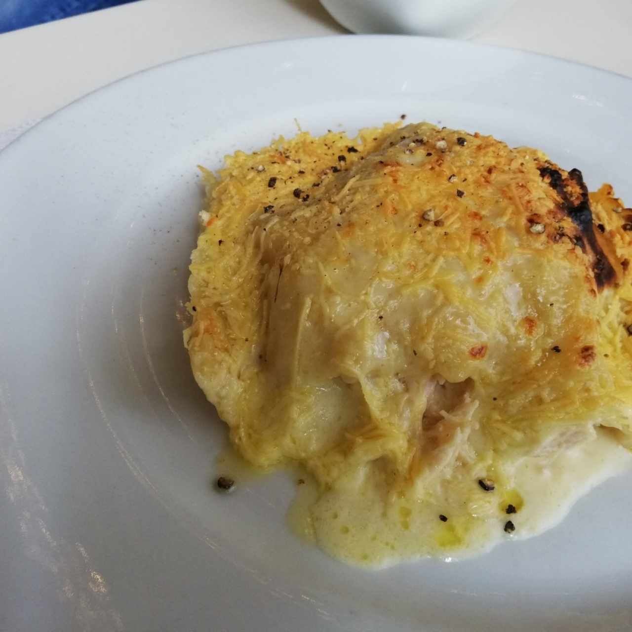 lasagña de pollo y champiñon