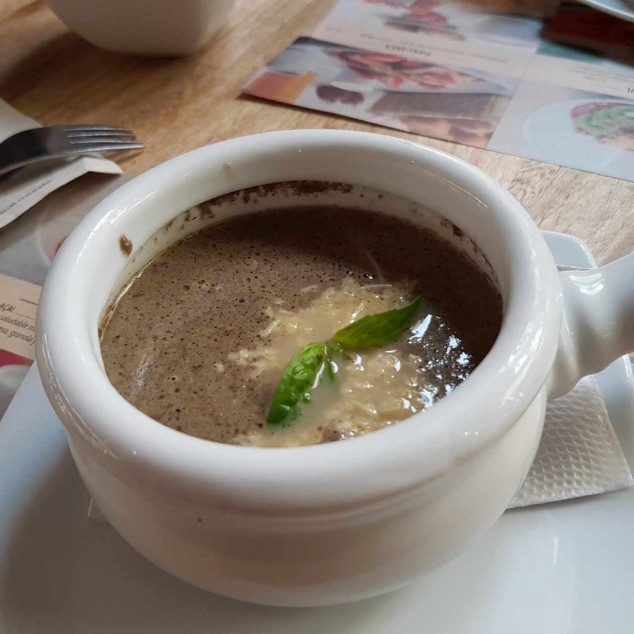 crema de champiñones