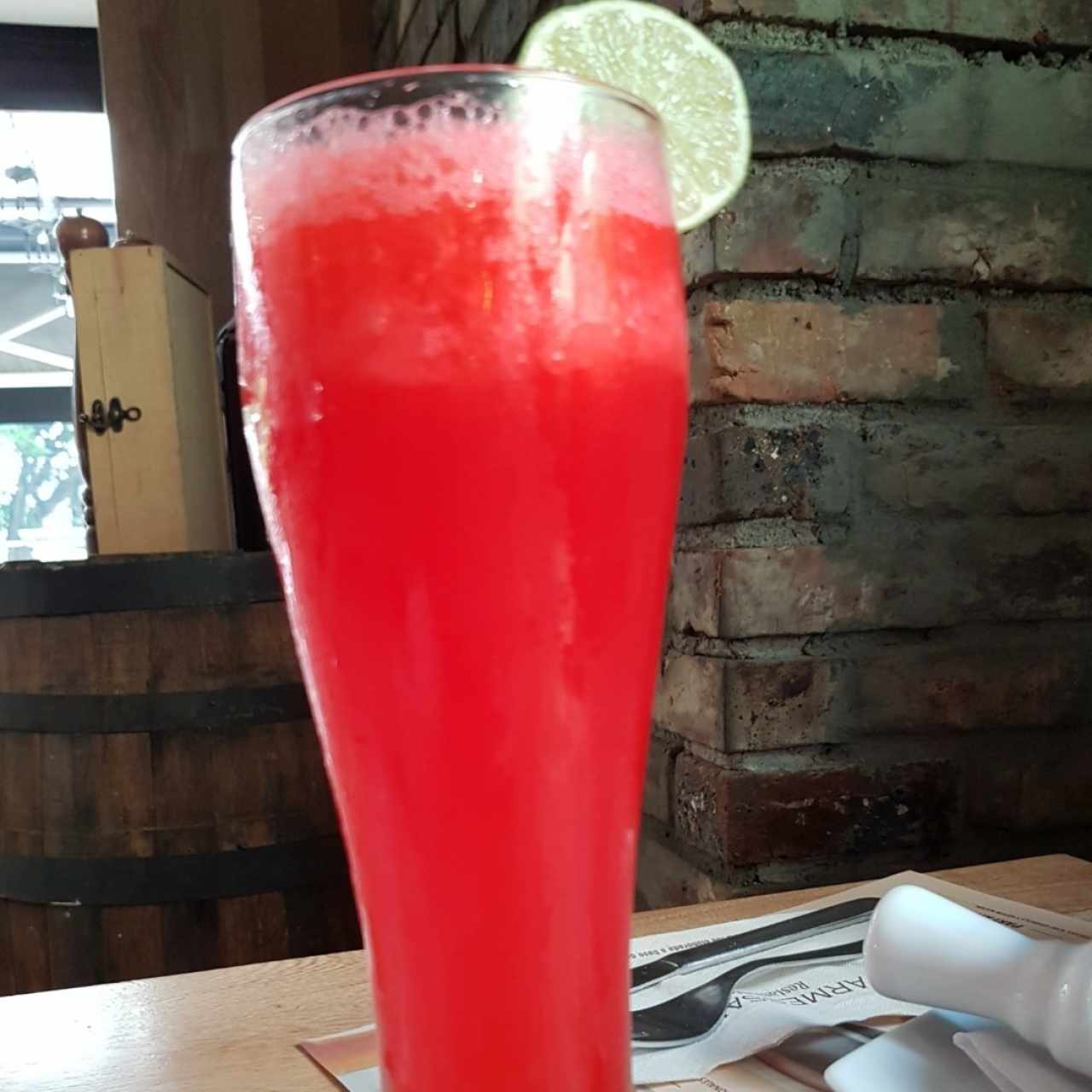 limón y cereza