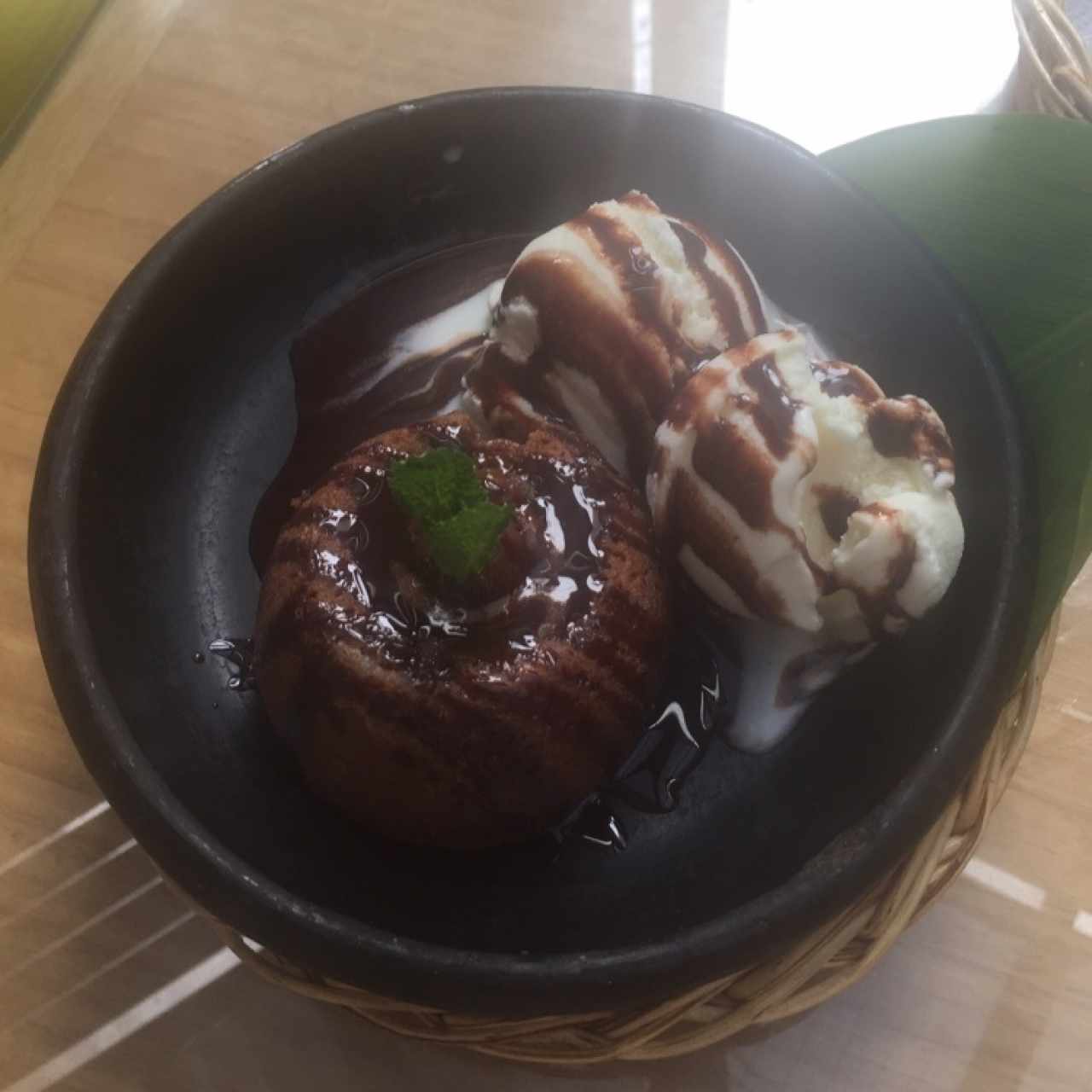 volcan de chocolate