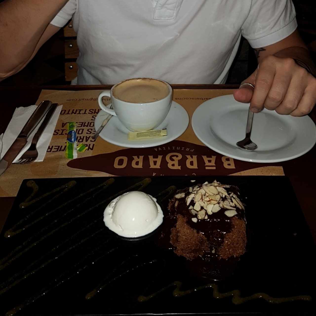 torta de chocolate