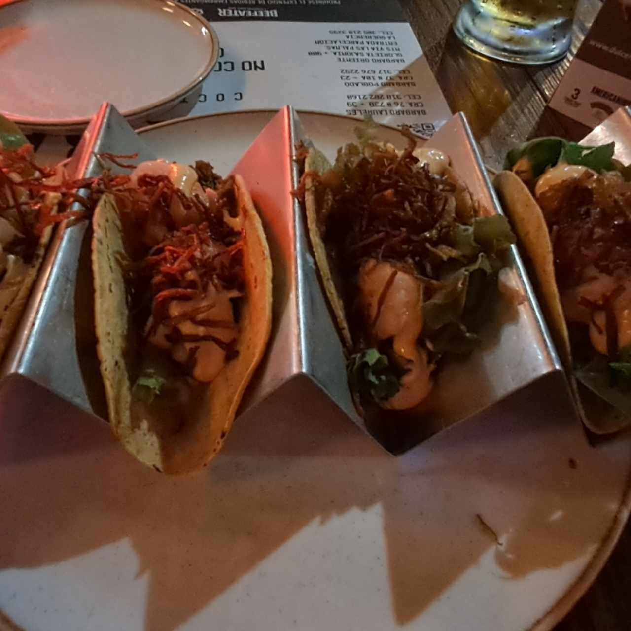tacos de camarón 