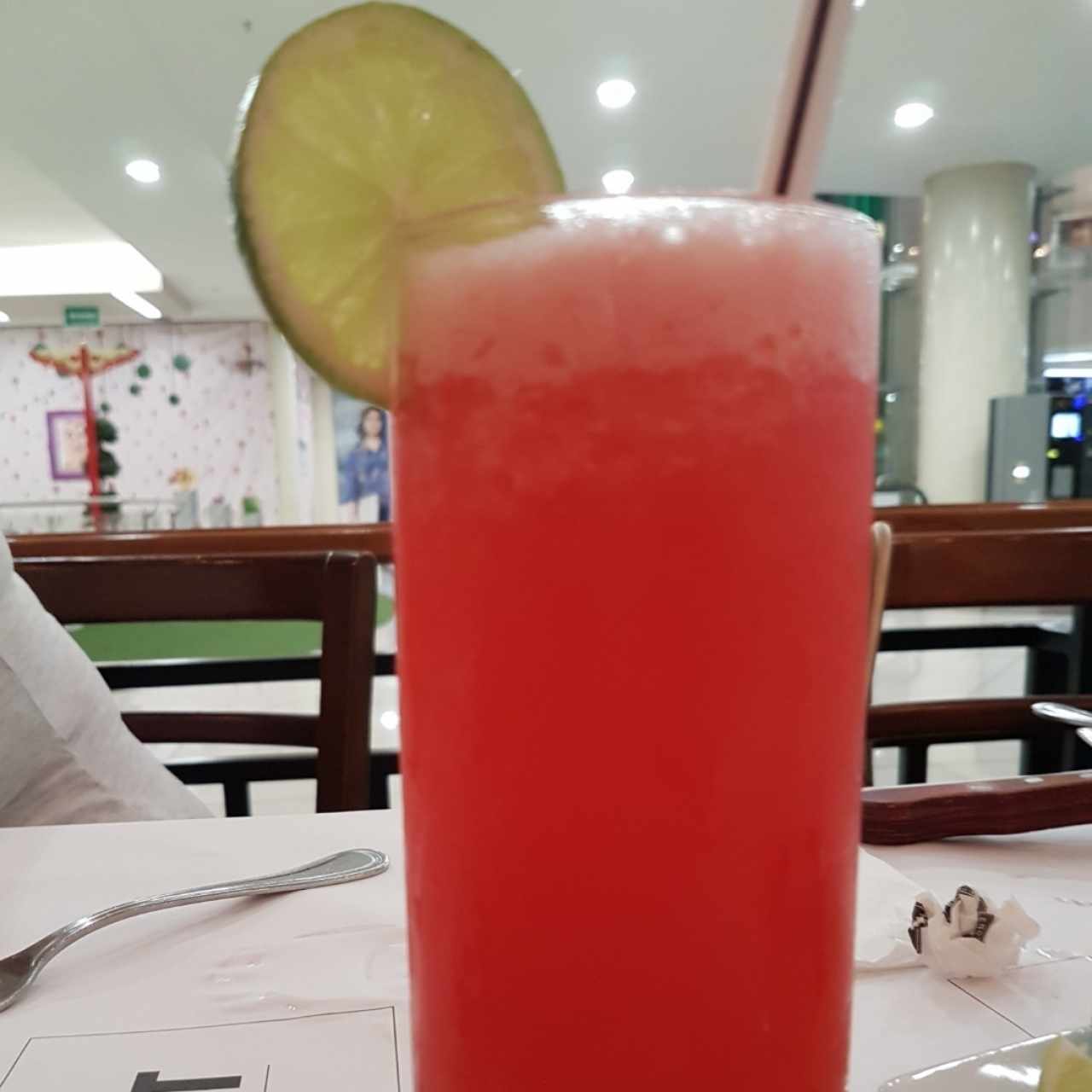 Limón con cereza