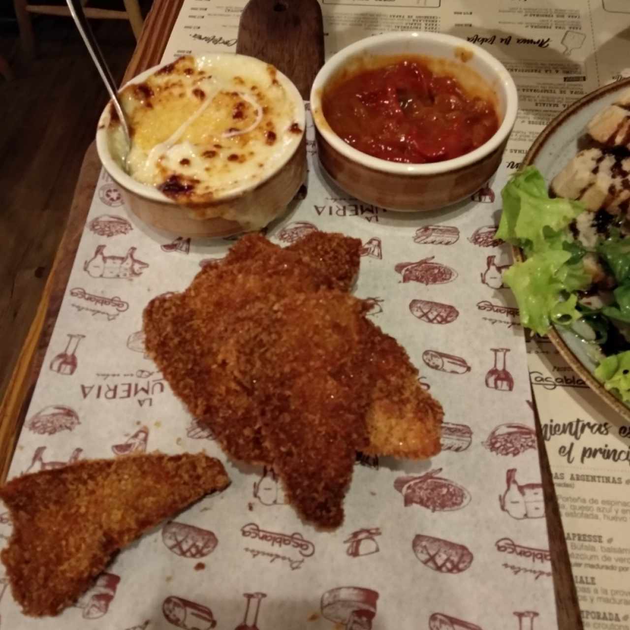 Tocino a la parmesana