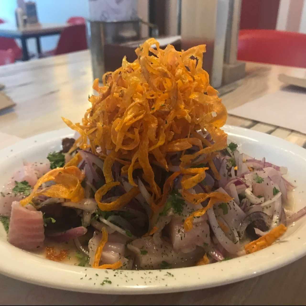 ceviche de chicharron