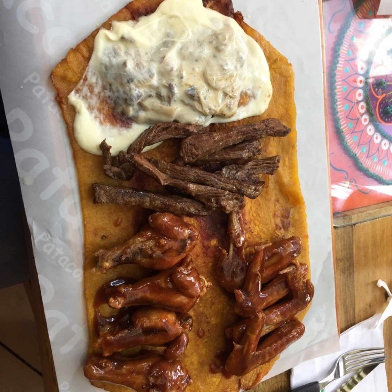 Patacón del chef