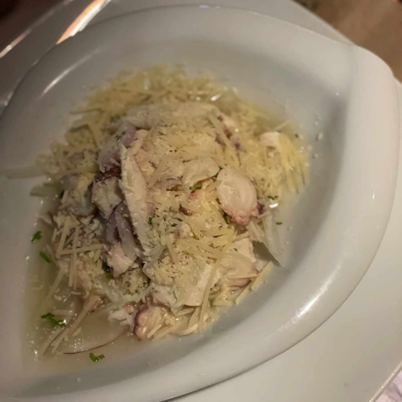 Ceviche Pulpo Parmesano