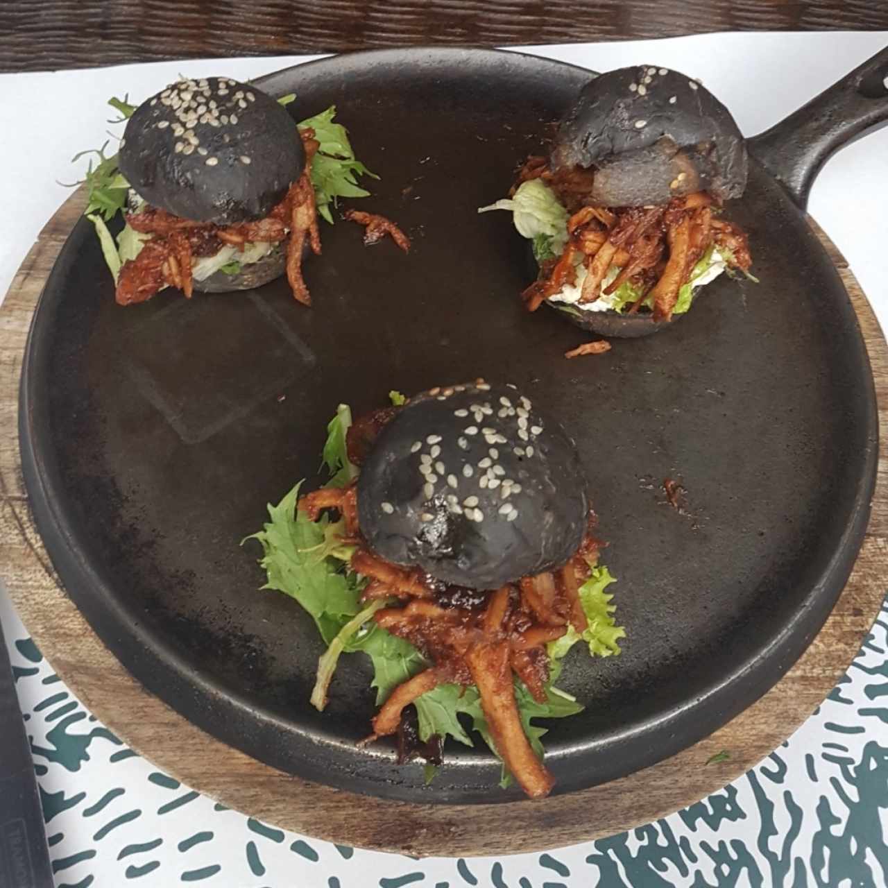 Hamburguesitas de pork belly