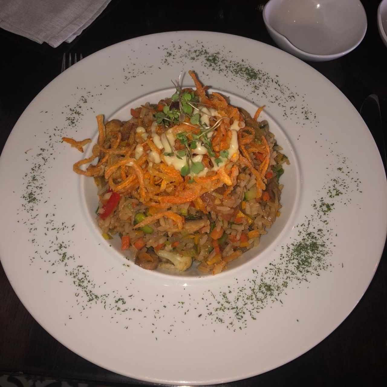 Arroz vegetariano