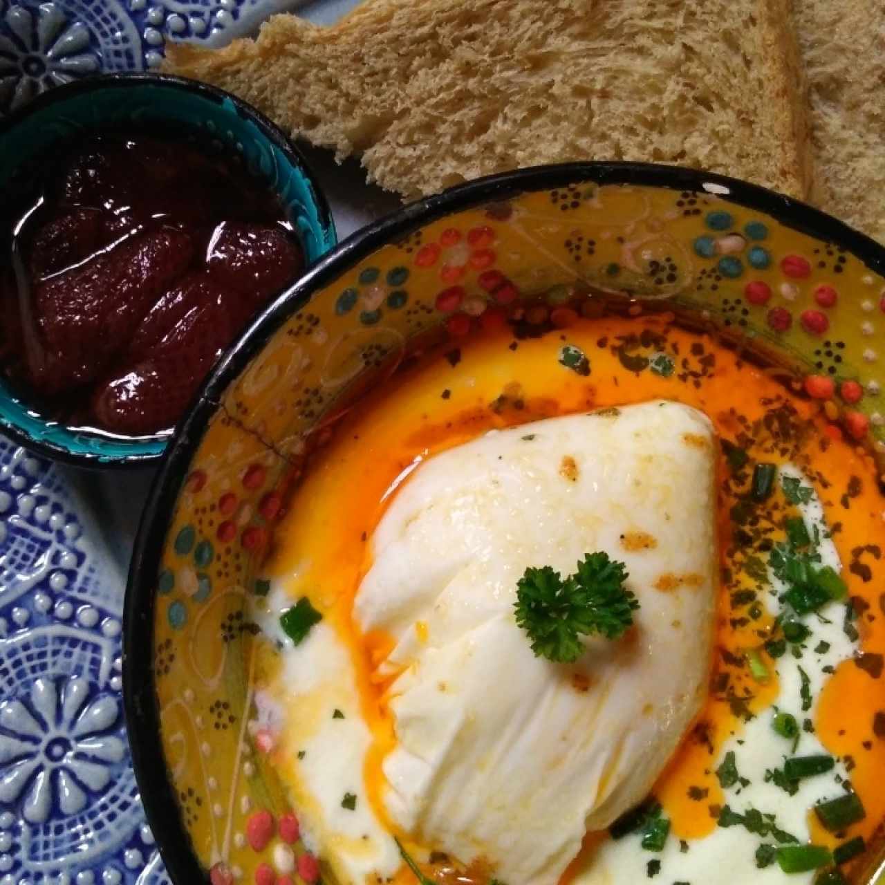 Huevos pochados