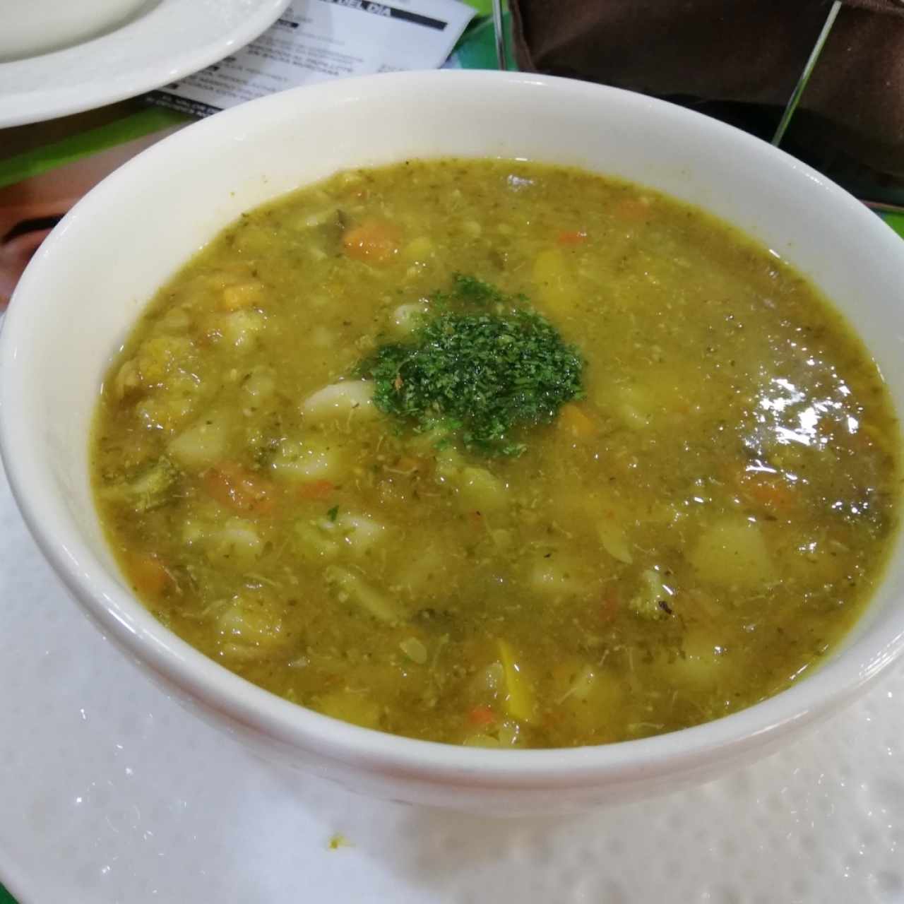 sopa de la huerta