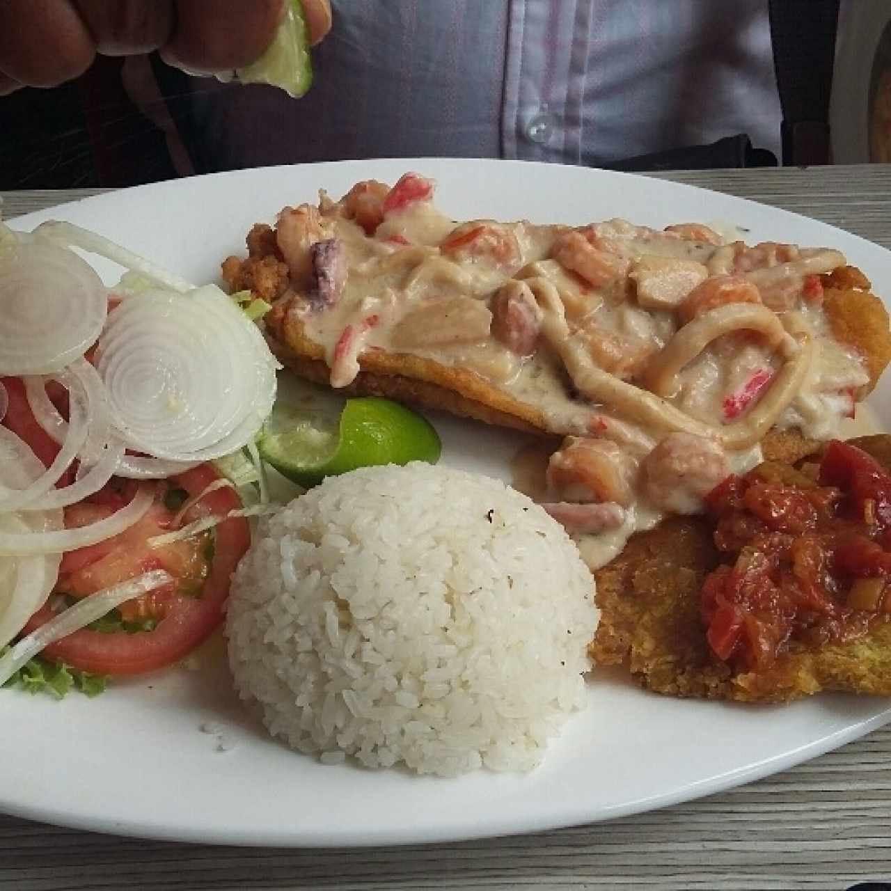 Robalo a la marinara