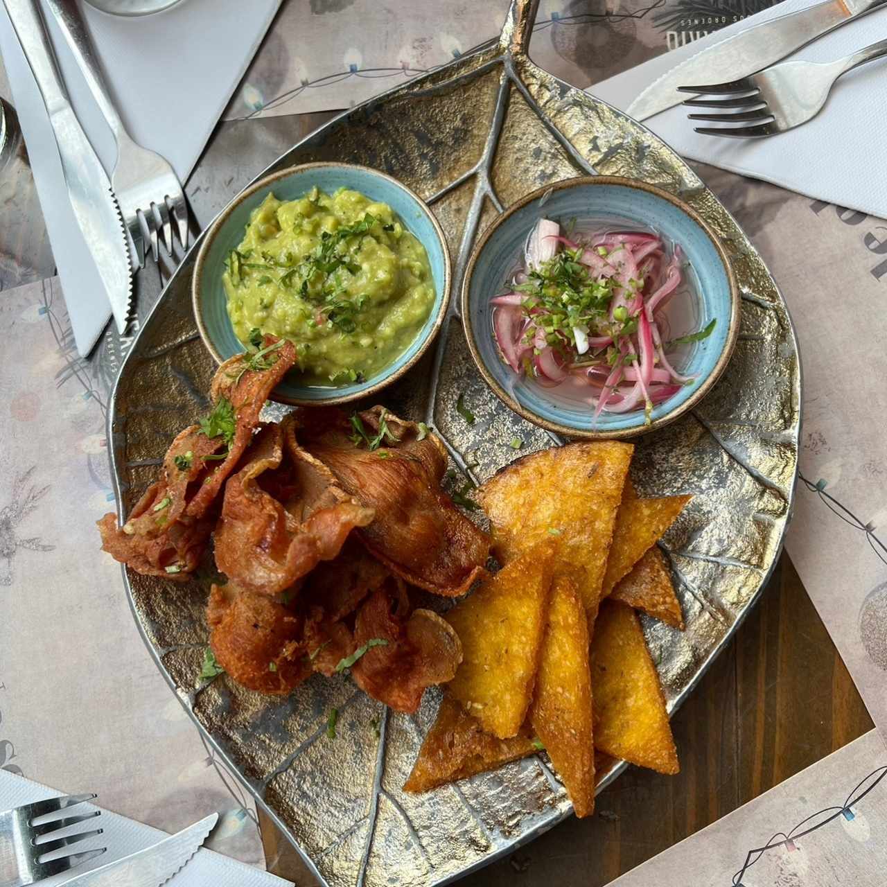 Ceviche de chicharron 