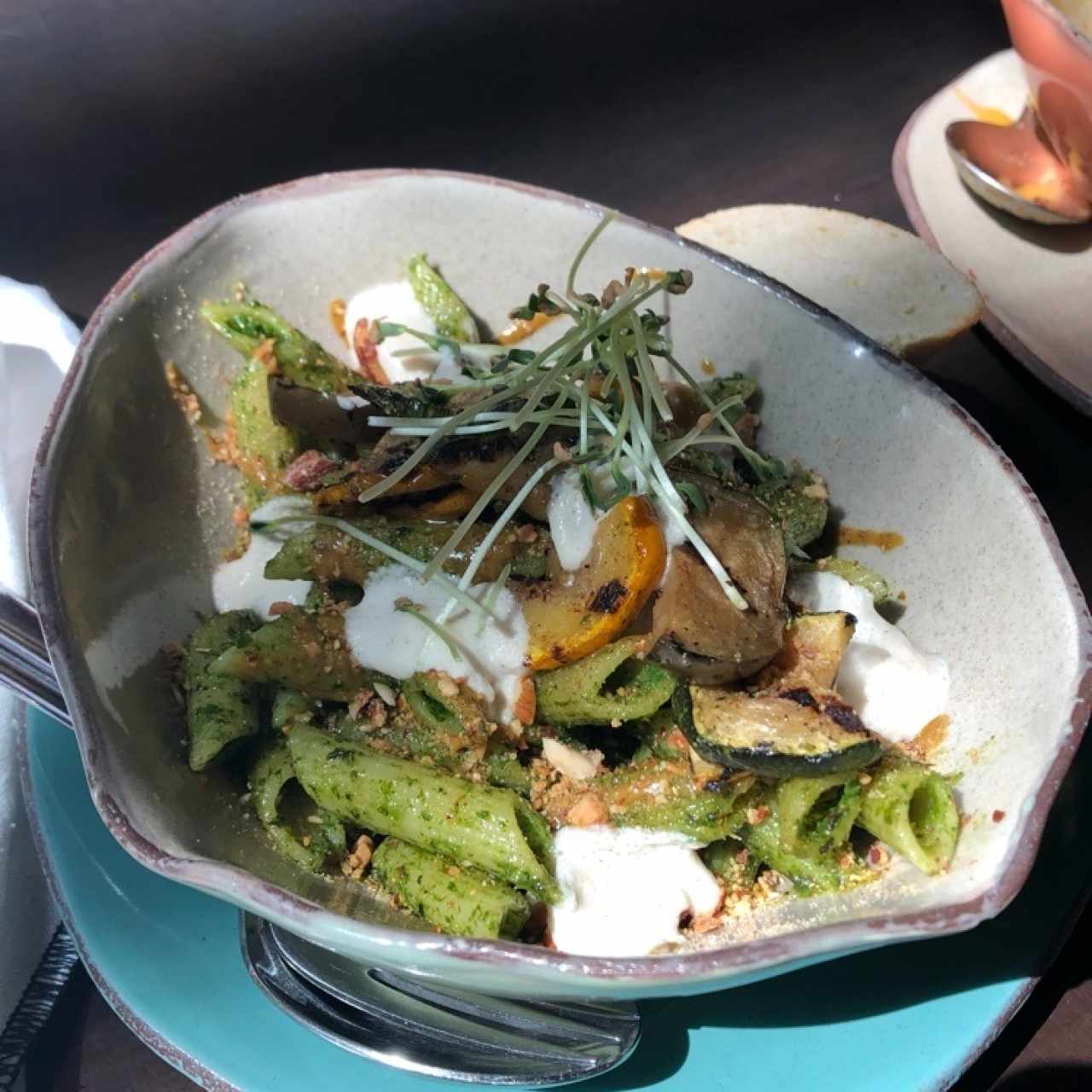 Pasta pesto