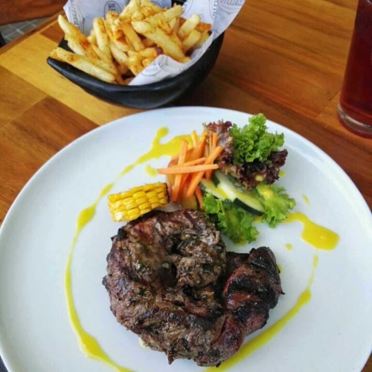 vacío argentino + papas a la francesa