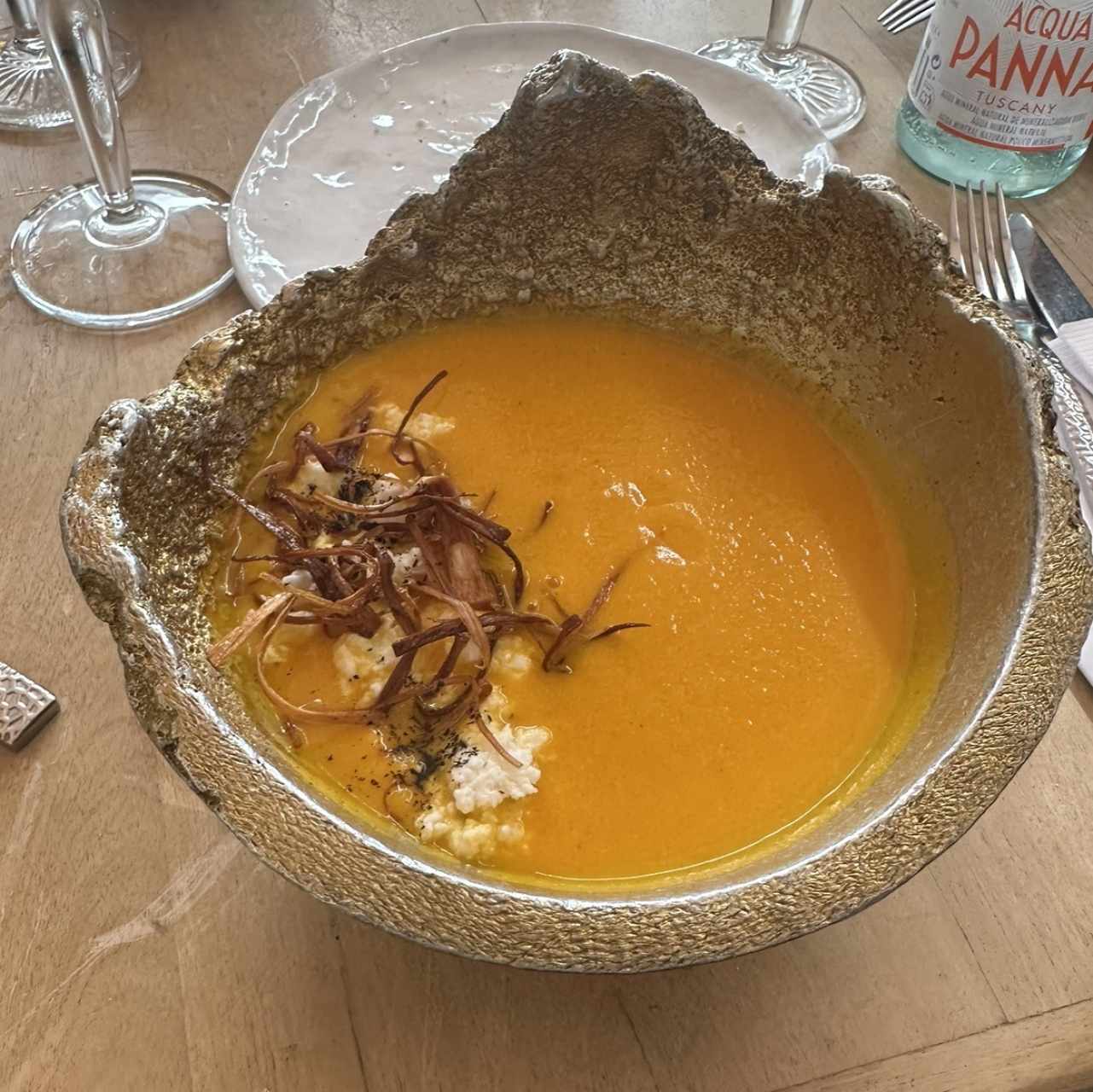 Crema de auyama 