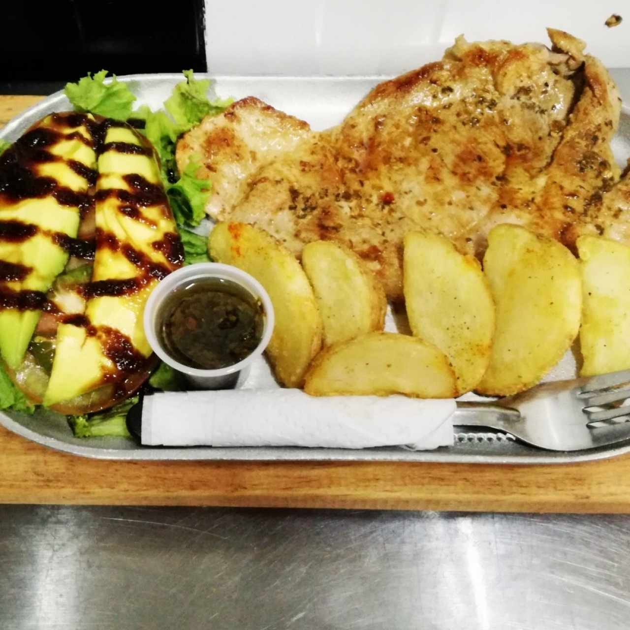 Cerdo a la plancha 