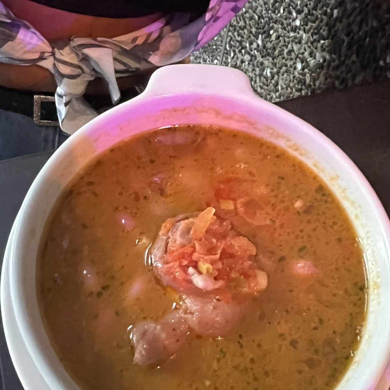Caldo de frijoles 