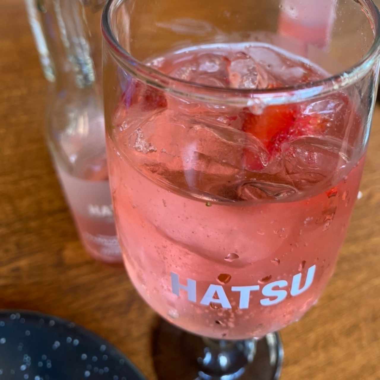 Soda de frambuesa y rosas