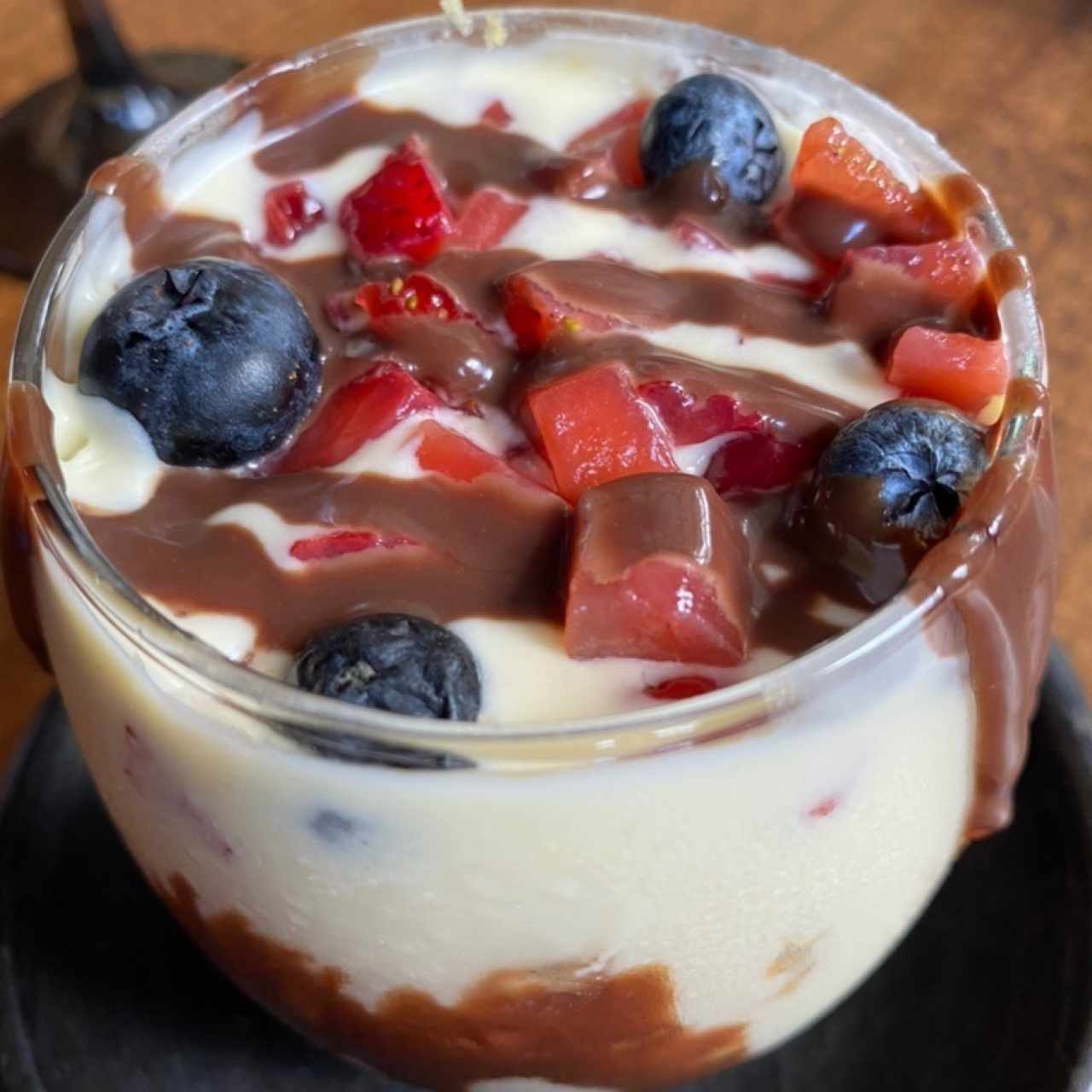 Cremoso de frutos rojos