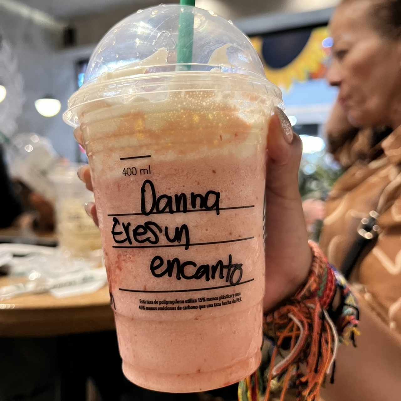 Frappe de fresa