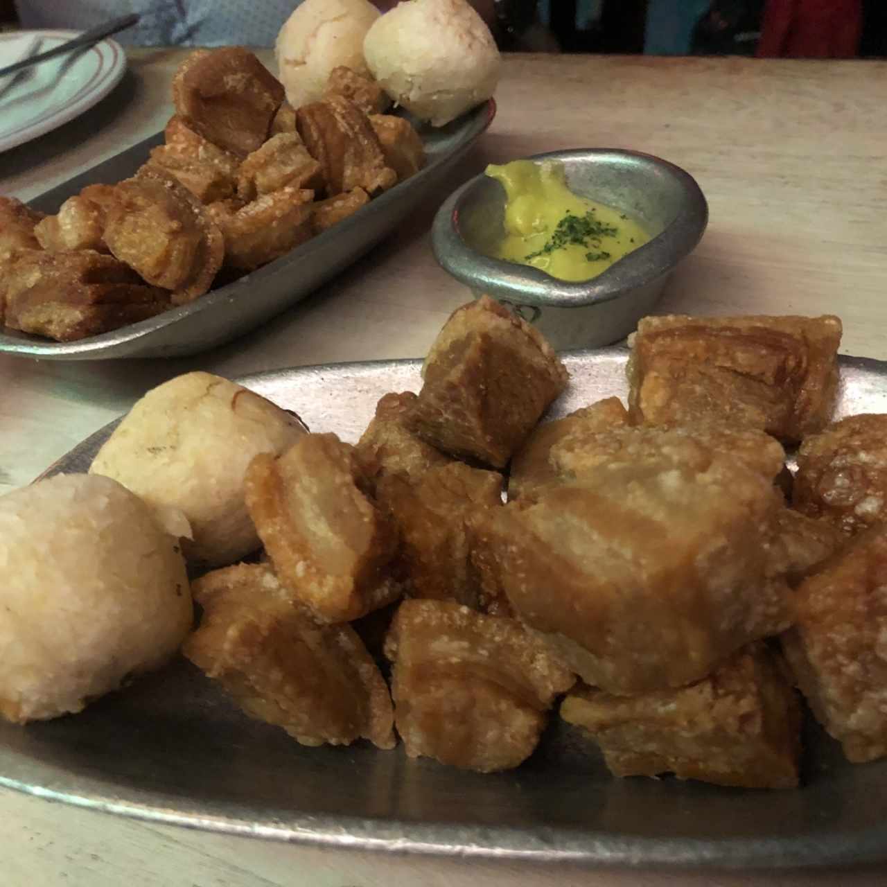 entrada de chicharron 
