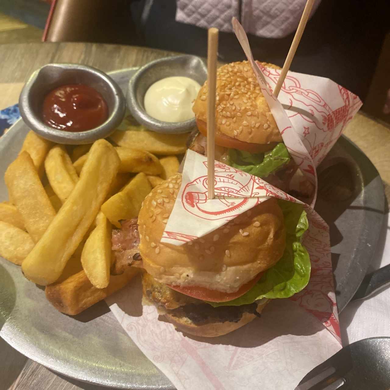 Menu kid hamburguesa