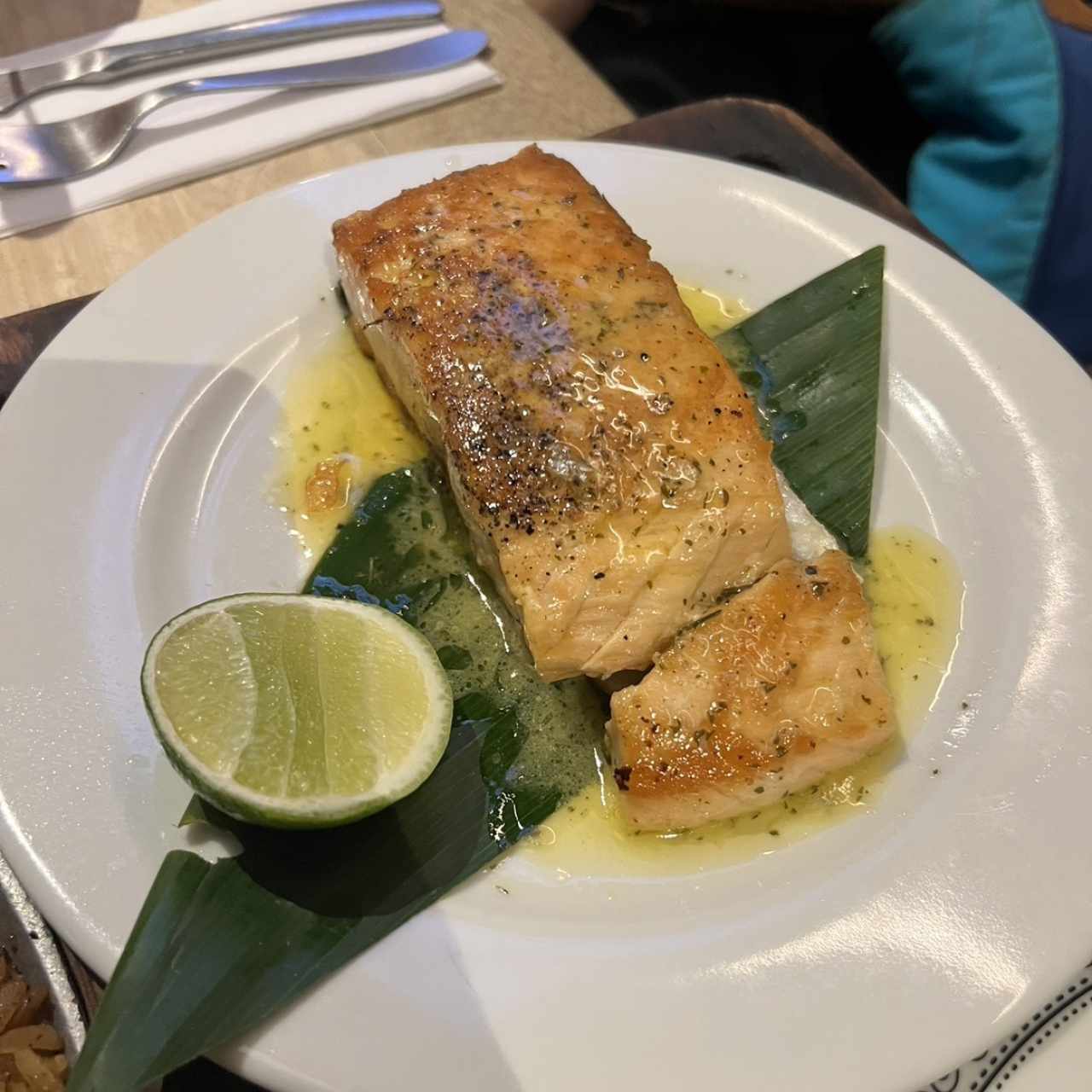 Salmon a la parrilla