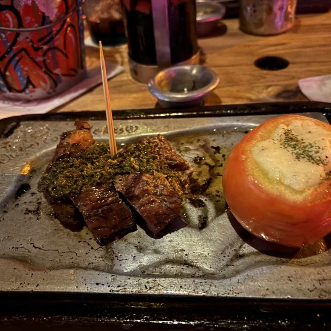 Filete de res a la pimienta 