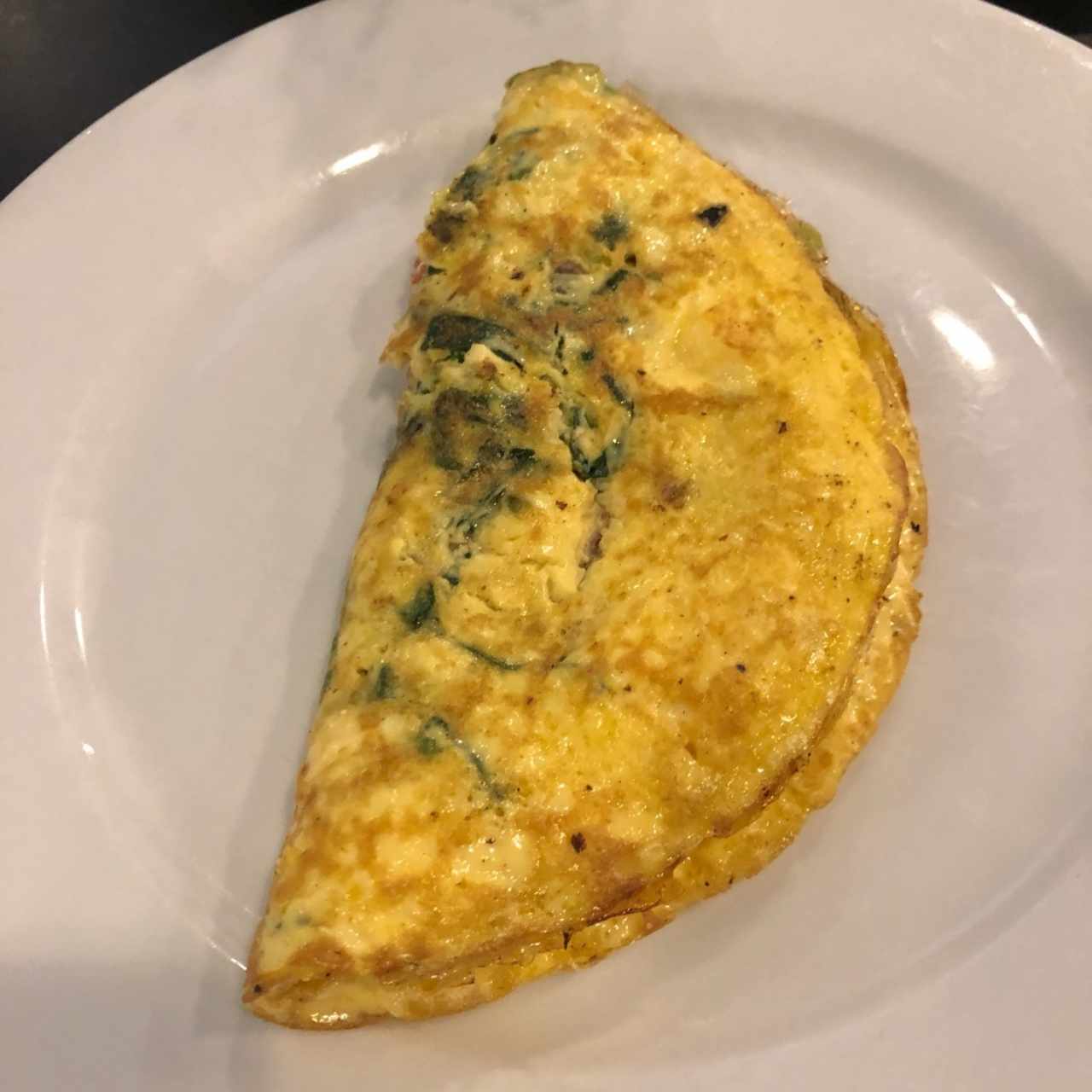 omelette de vegetales