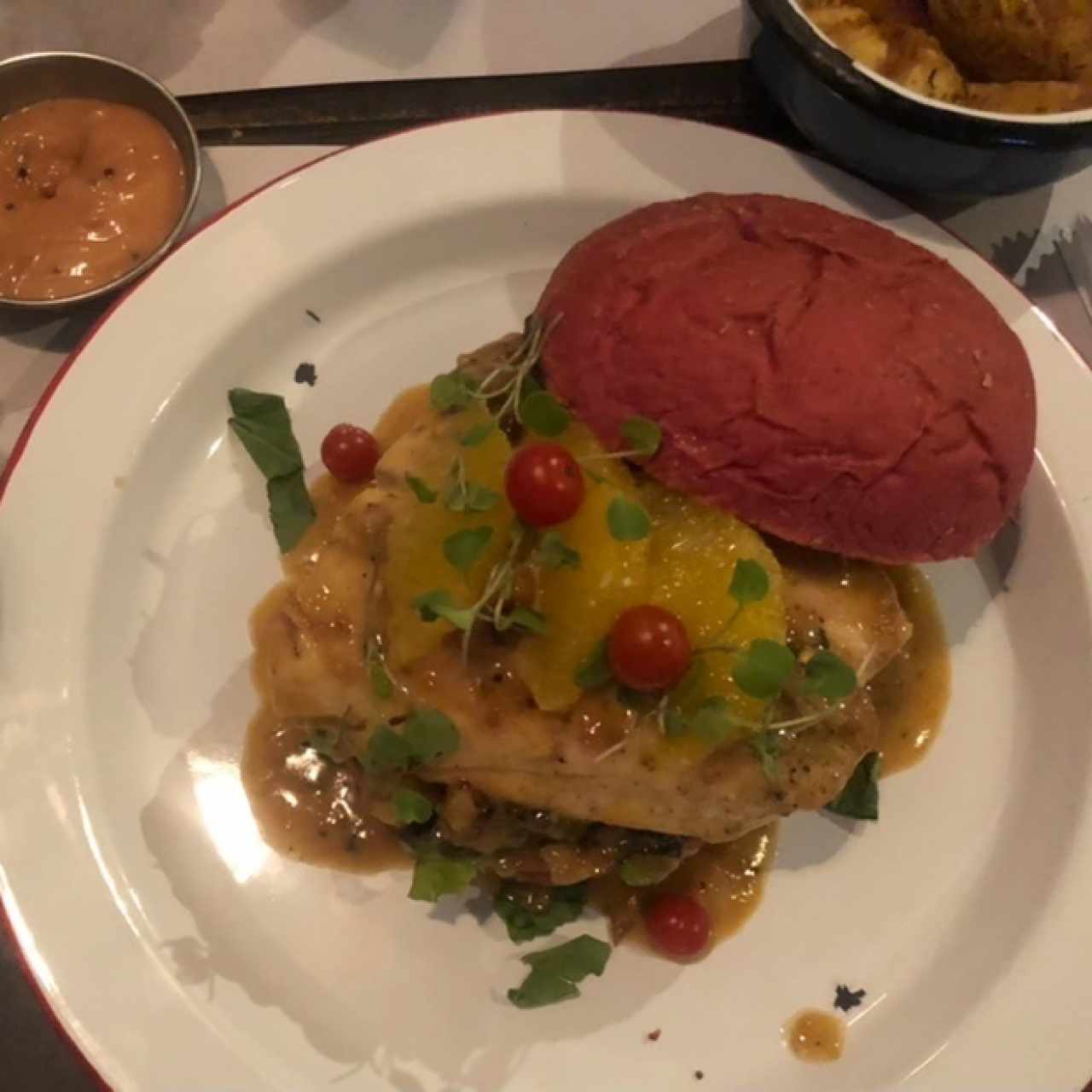 hamburguesa de salmon! 