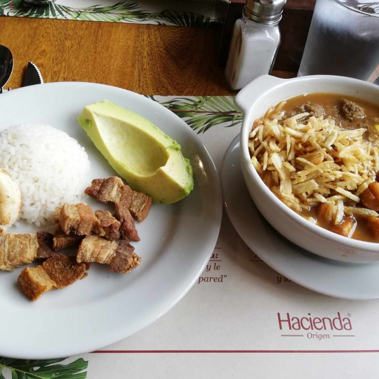 cazuela de frijoles