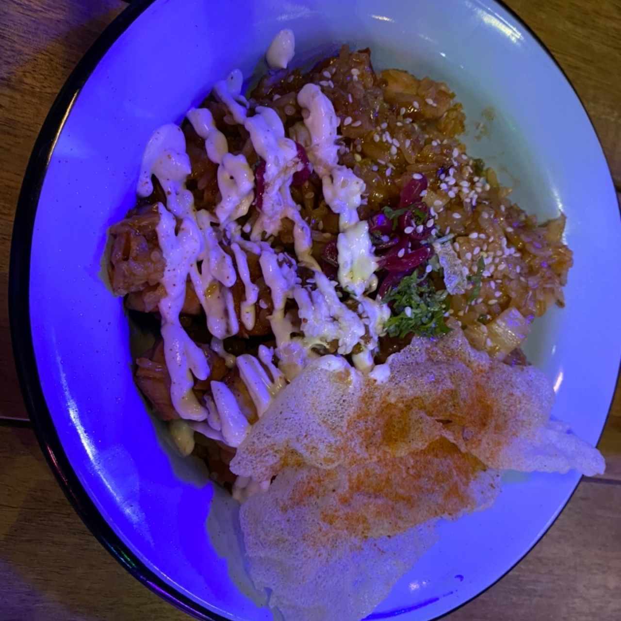 arroz kimchi
