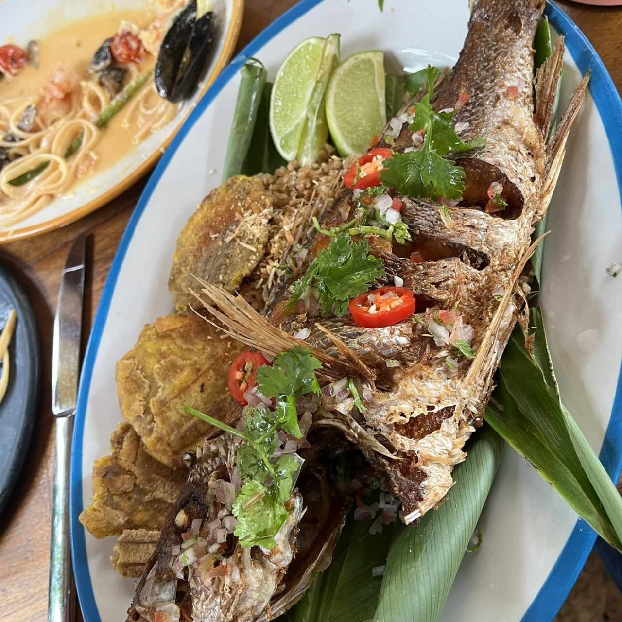 Pargo frito