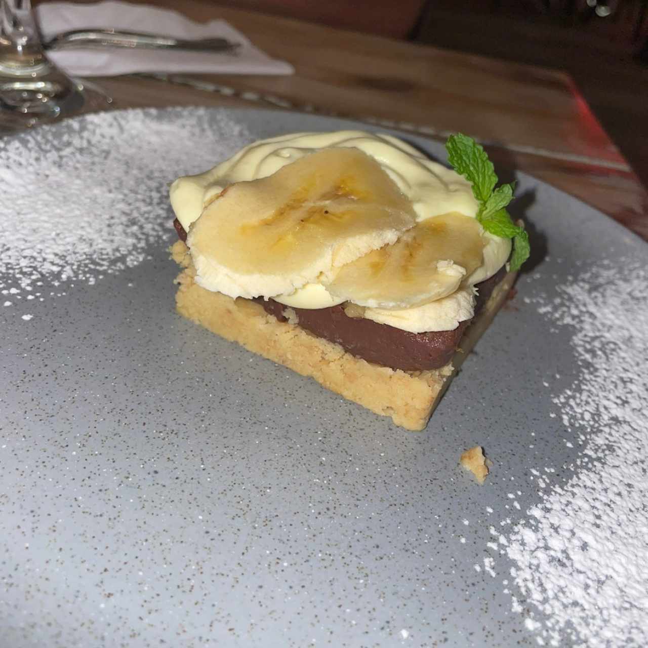Cheese cake banano
