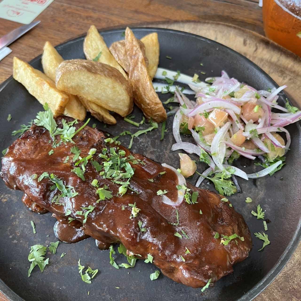 Costillas bbq