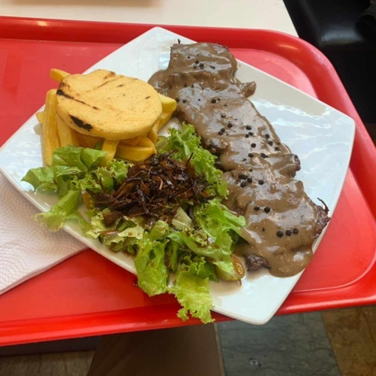 Steak pimienta